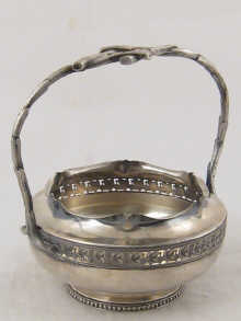 A continental silver basket with 14fffc
