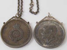 Two hallmarked silver Agricultural 150063