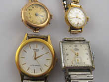 A 14 carat gold lady s wrist watch 1503a0