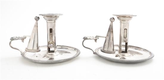  A Pair of George III Silverplate 15042e