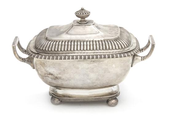 A George III Silver Sauce Tureen 15044d