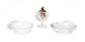 Three Lalique Frosted and Molded Glass