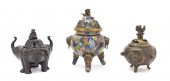 Two Chinese Incense Burners comprising 150835