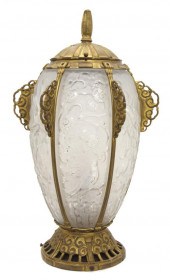 A French Art Deco Molded and Frosted 150ce5