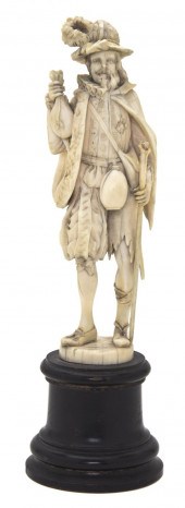 A Continental Carved Ivory Figure 150d90