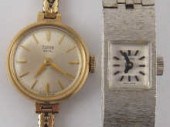 A 9 carat gold lady s wrist watch 14e888