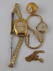A 9 carat gold lady s wrist watch 14e88d