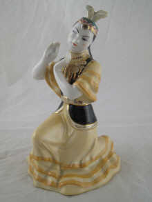 A Russian ceramic figure of a dancer 14e8b6