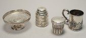 FOUR PIECES OF STERLING SILVER HOLLOWWAREIncludes