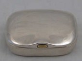 A Georg Jensen silver box numbered 442