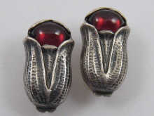 A pair of Georg Jensen silver earrings