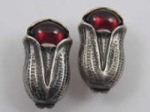 A pair of Georg Jensen silver earrings 14f3b3