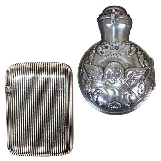 An English Victorian Sterling Silver Perfume