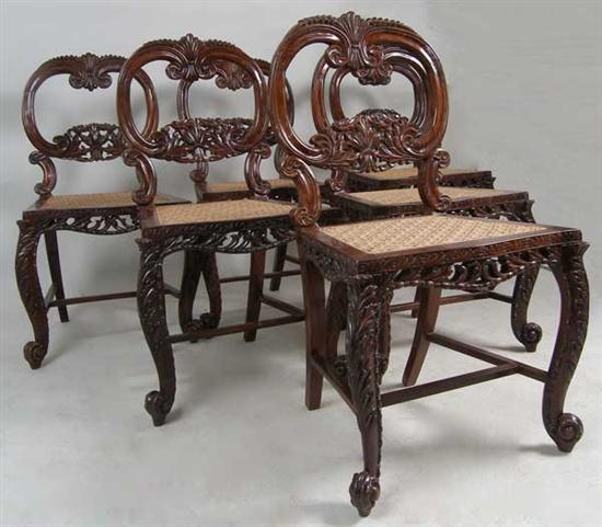 A Set of Six Anglo Indian Rosewood 151f59