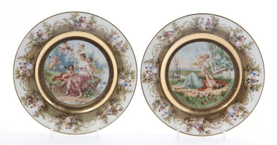  A Pair of Rosenthal Cabinet Plates 152255