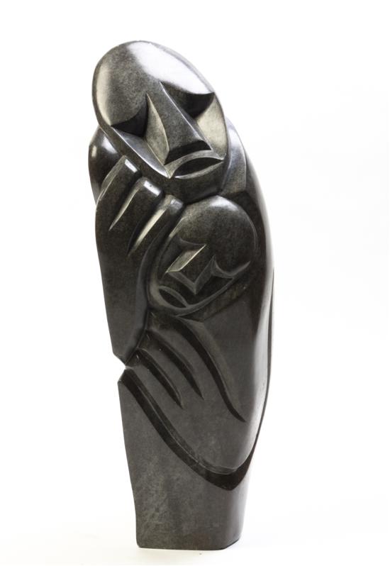 An African Carved Stone Sculpture 15239d