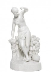 A Belleek Porcelain Figure 1863-1890