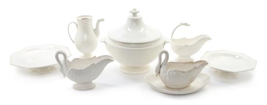 * A Collection of Creil and Choisy Creamware