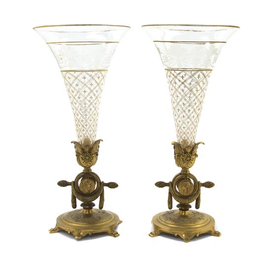 A Pair of French Gilt Bronze Mounted 152649