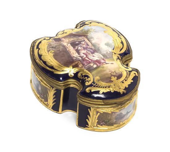 A Sevres Style Porcelain and Gilt 152726