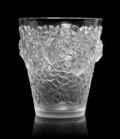 * A Lalique Molded and Frosted Glass