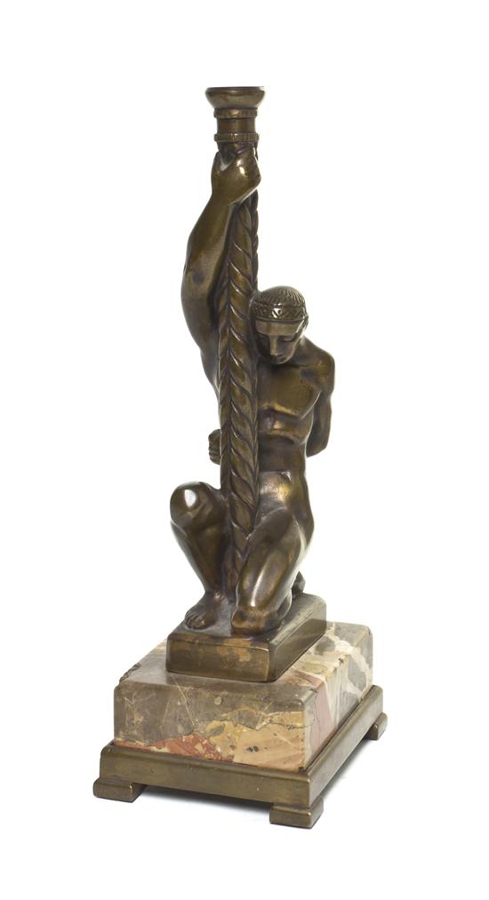 * An Art Deco Style Bronze Figure Oscar B.