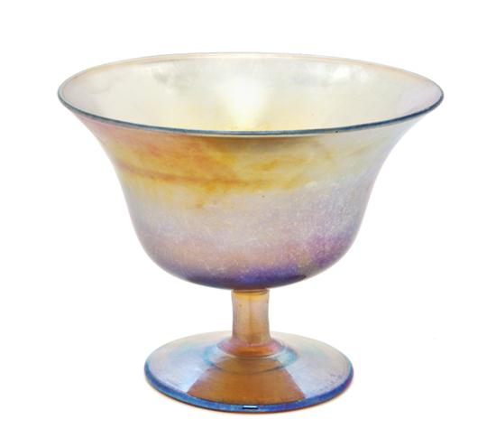 A Tiffany Gold Favrile Glass Sherbet 1528b9