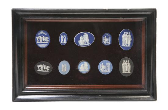 A Collection of Ten Wedgwood Jasperware