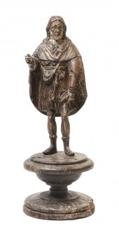 A Continental Carved Wood Figure 152b68