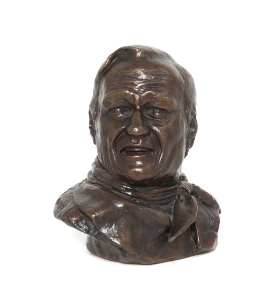 An American Bronze Figural Bust 152e9c