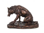 An American Bronze Animalier Figure