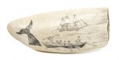 An American Scrimshaw Whale s Tooth 15321f