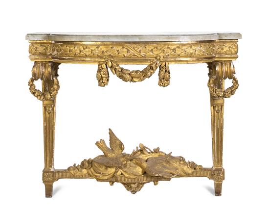 A Neoclassical Style Giltwood Console 150faa