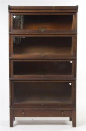 *An American Oak Barrister Bookcase