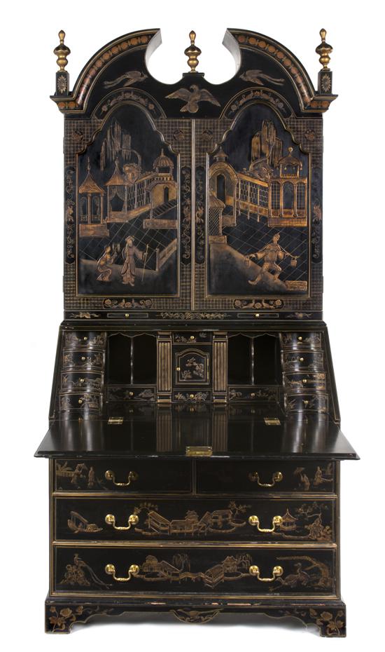 A George II Style Lacquered Secretary 1512c6