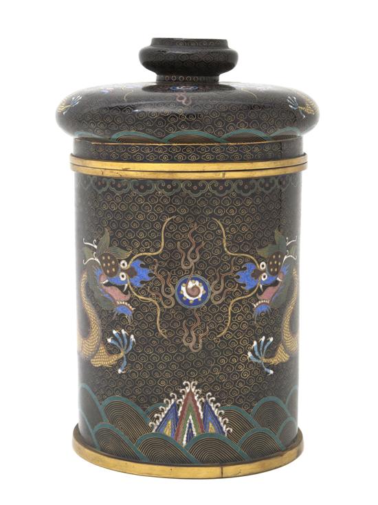 A Chinese Cloisonne Enamel Canister 151374