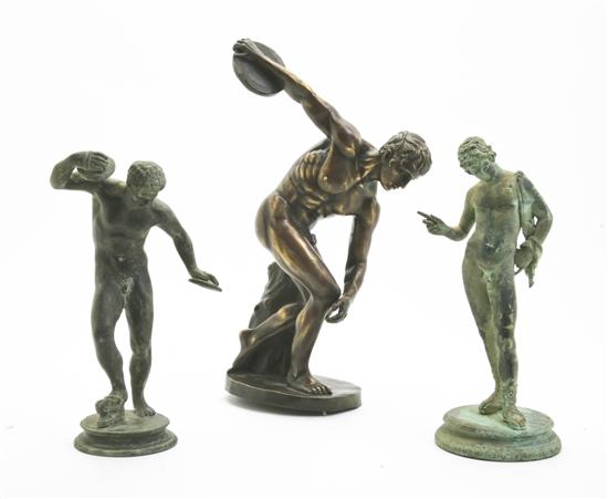 Three Grand Tour Bronze Figures 151456