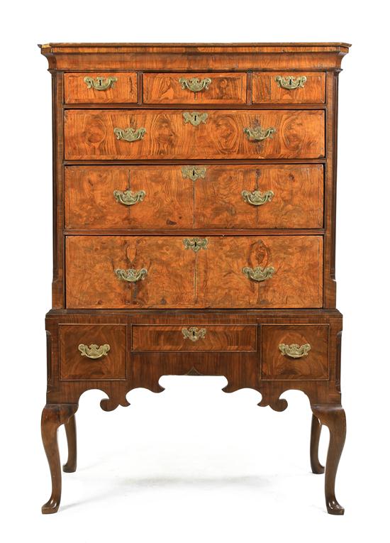 A George II Walnut Chest on Stand 151873