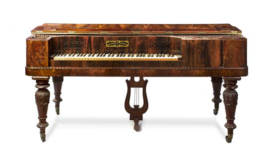 An English Rosewood Spinet Piano 151878