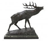 A Continental Bronze Animalier Figure