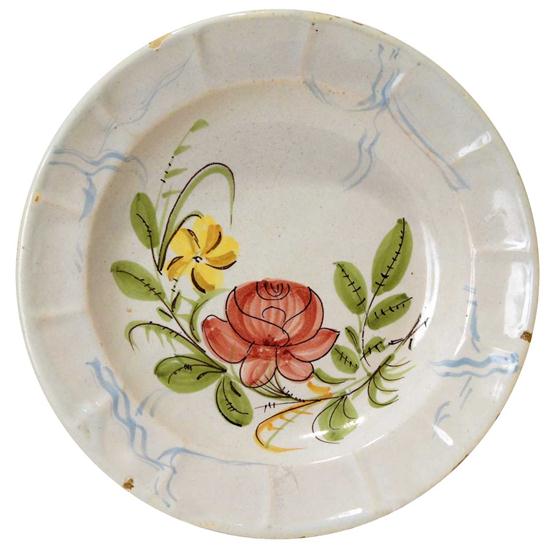 A French Faience Pottery Floral 151cbe