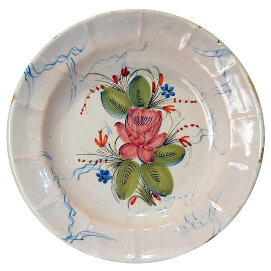 A French Faience Pottery Floral