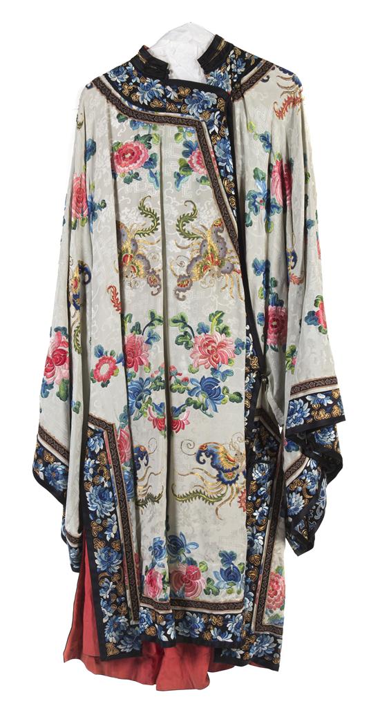 *A Chinese Embroidered Robe having