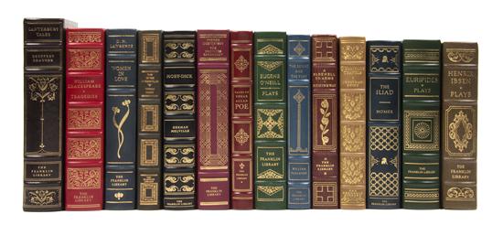 (FRANKLIN LIBRARY) A group of 11 leather-bound