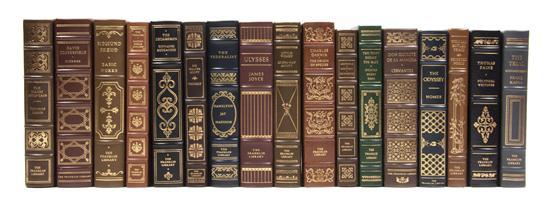 (FRANKLIN LIBRARY) A group of 17 leather-bound