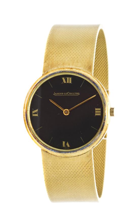 An 18 Karat Yellow Gold Wristwatch 155160