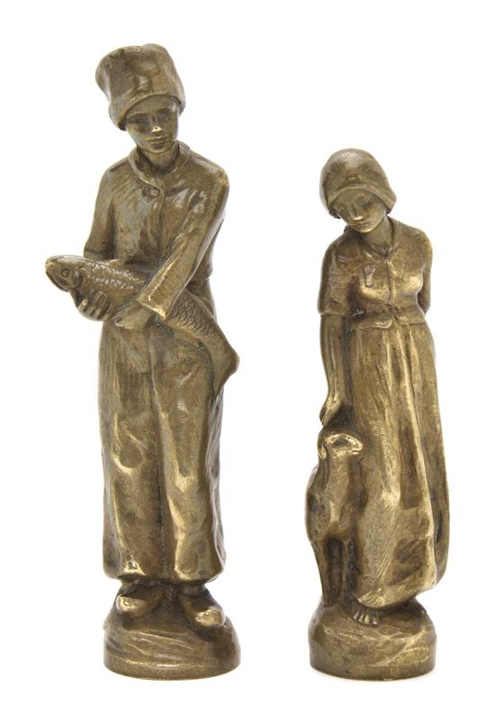 Two Austrian Bronze Figural Seals 155329