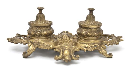 A Gilt Bronze Rococo Style Desk 1553c7