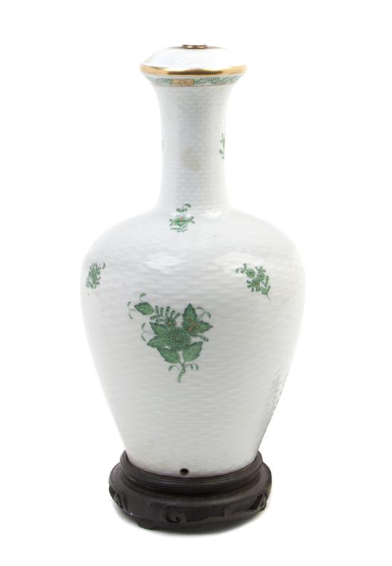 A Herend Porcelain Vase of baluster form