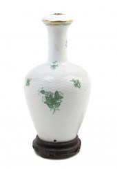 A Herend Porcelain Vase of baluster